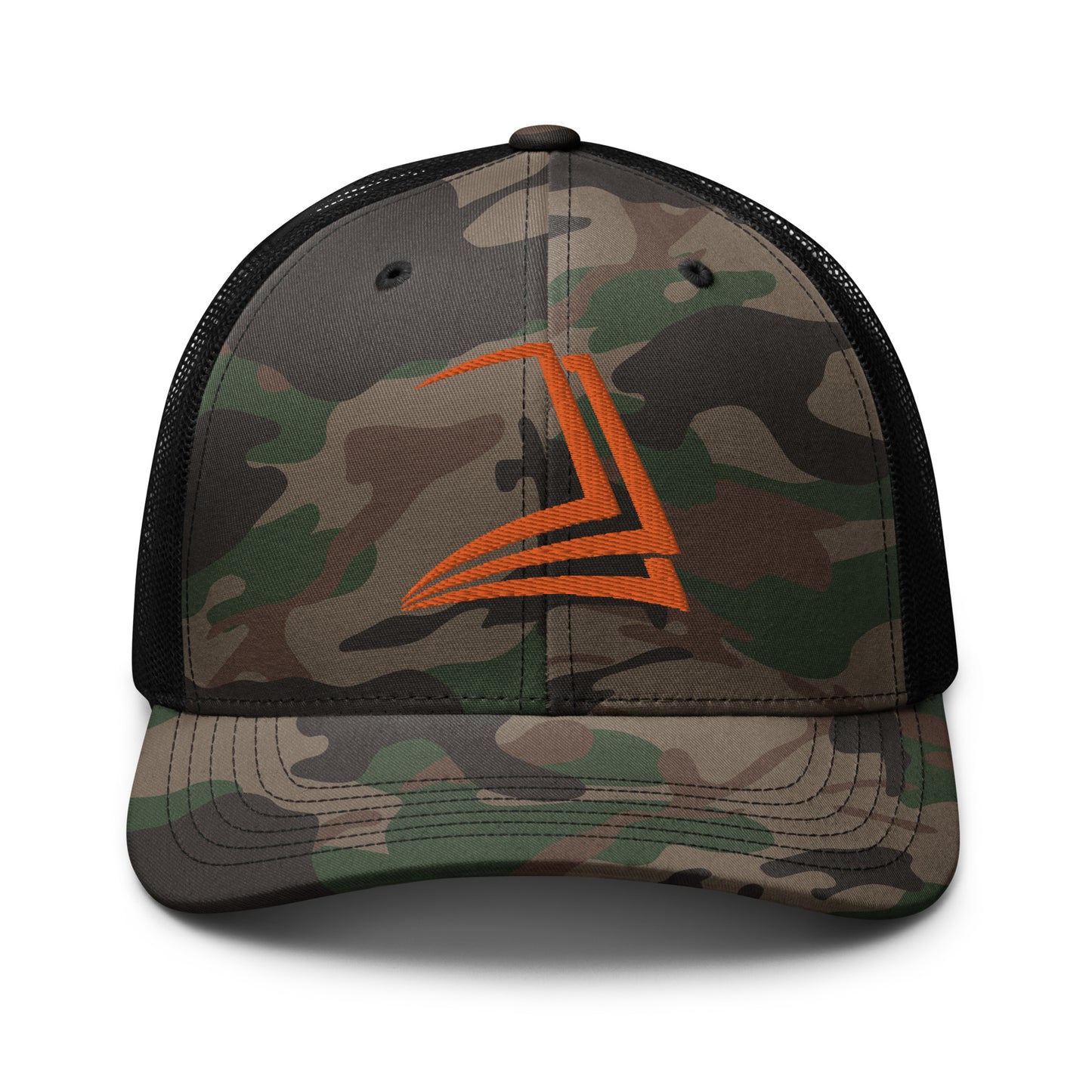Camo Hunter Orange Cap