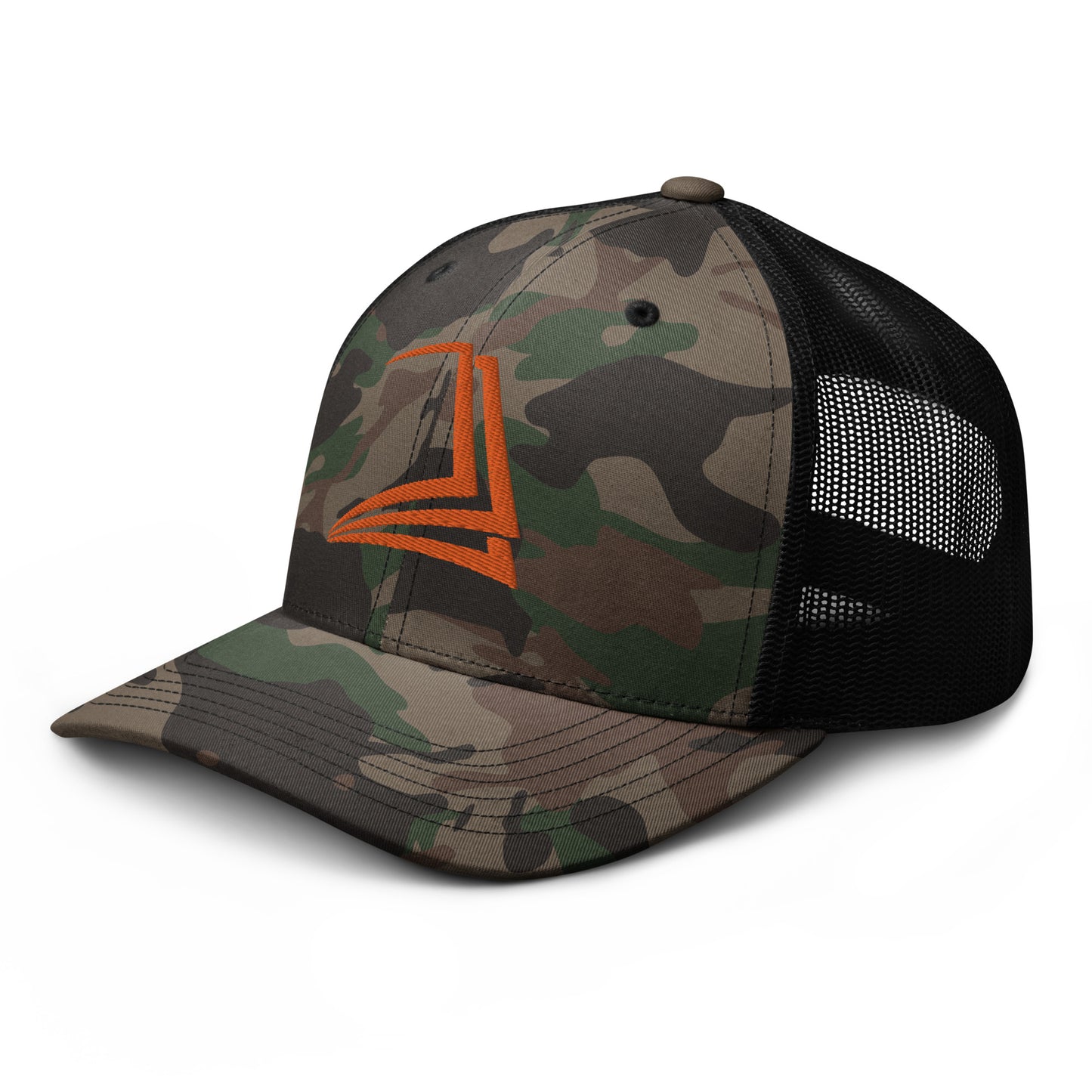 Camo Hunter Orange Cap
