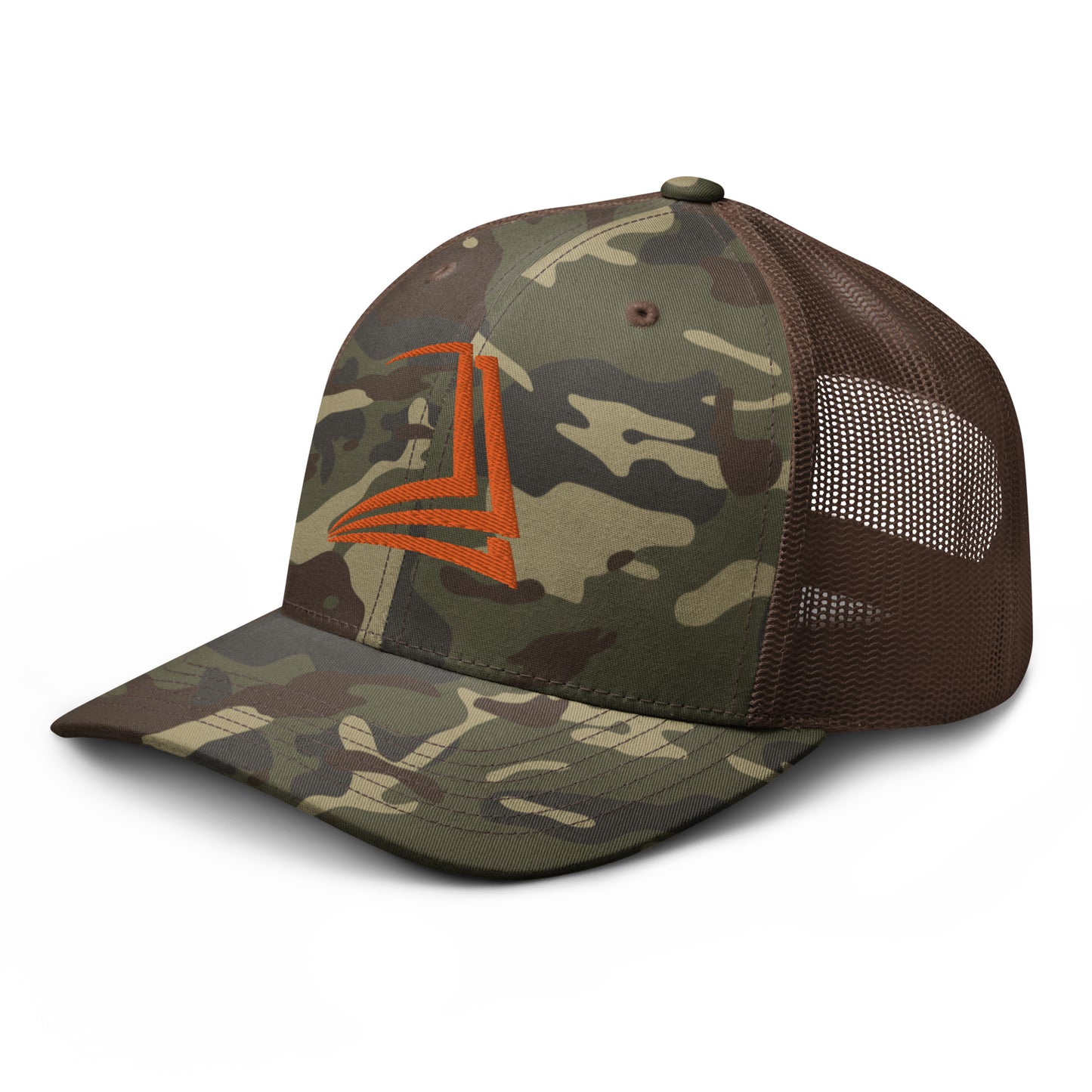Camo Hunter Orange Cap