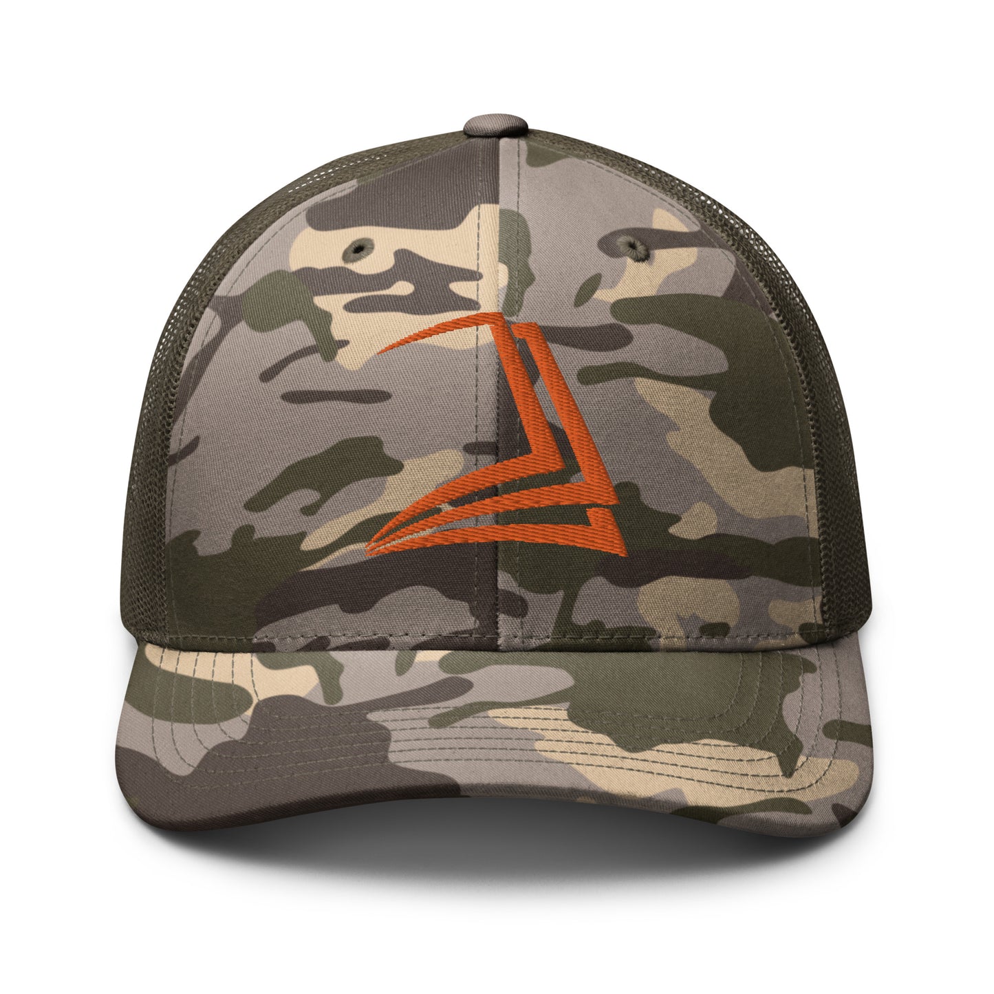 Camo Hunter Orange Cap