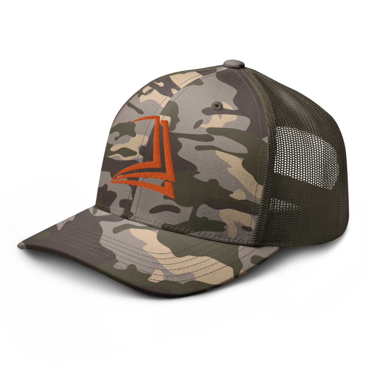 Camo Hunter Orange Cap