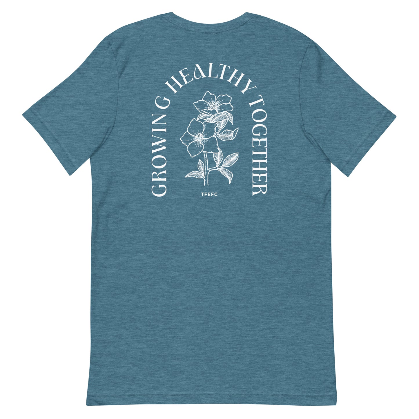 Growing Healthy Together Unisex t-shirt