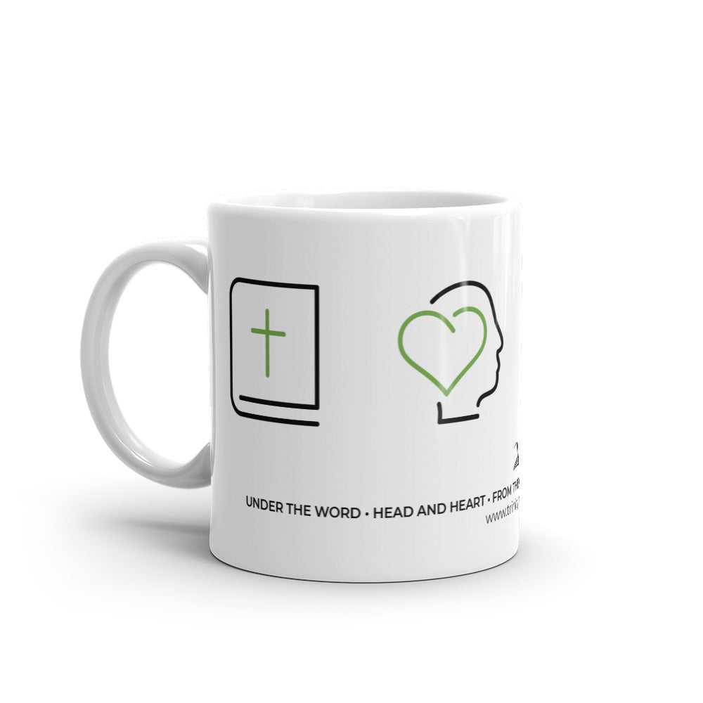 Core Values White glossy mug
