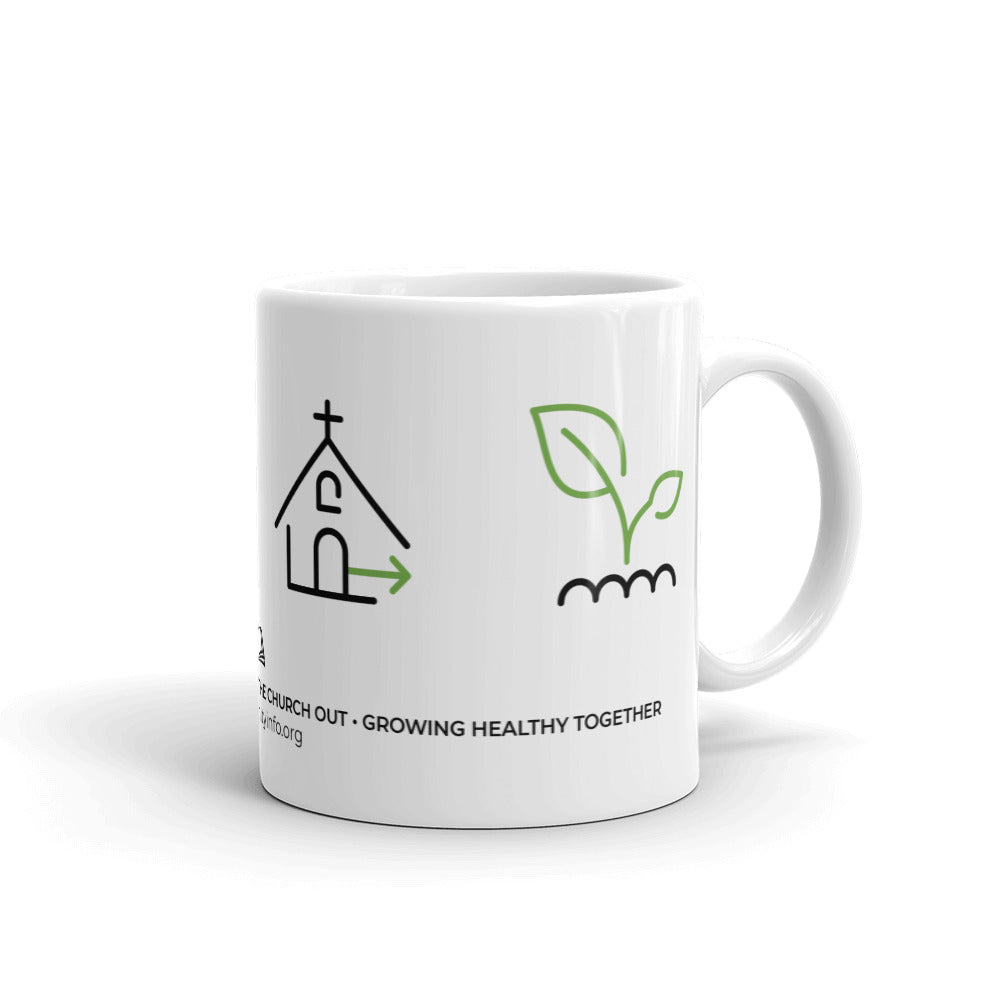 Core Values White glossy mug