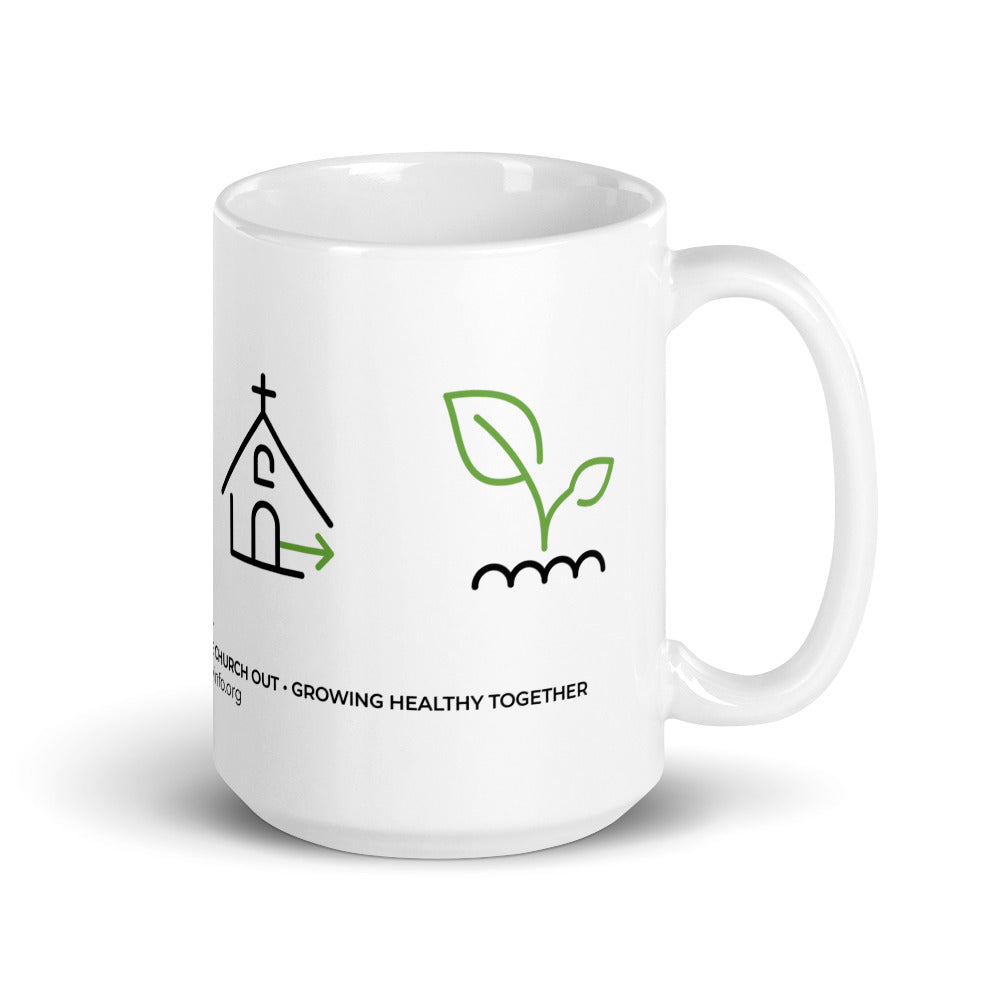 Core Values White glossy mug